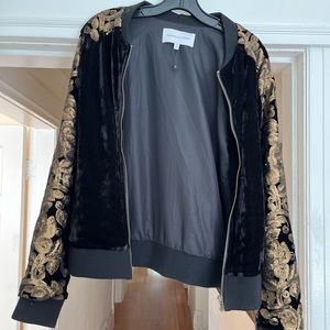 Cupcakes and cashmere velvet zip up